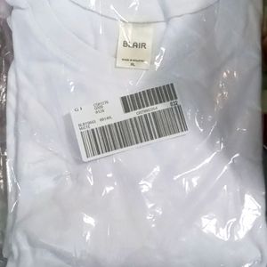 White or hot pink XL 3/4 Sleeve Top